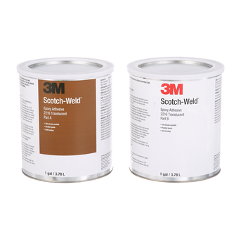 3M Scotch-Weld 2-Komponenten-Konstruktionsklebstoff auf Epoxidharzbasis DP2216, Grau, Teil B/A, 135 ml