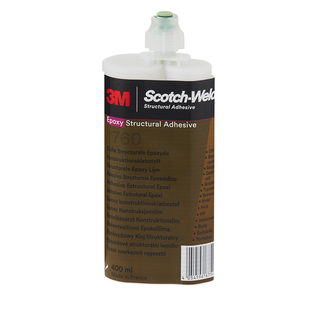 3M Scotch-Weld 2-Komponenten-Konstruktionsklebstoff auf Epoxidharzbasis DP760, Weiß, 400 ml